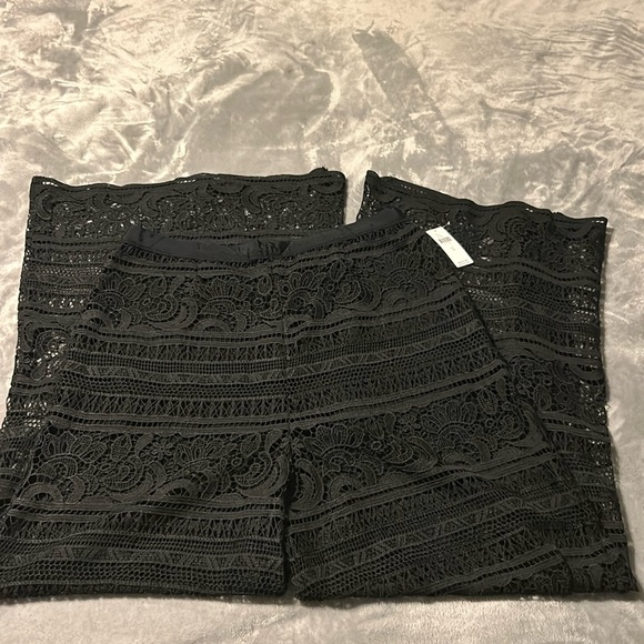 Anthropologie Wide Leg Sheer lace Trousers cover up pants - Picture 5 of 13